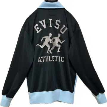 *YAMANE EVISU 카모메 로고 자수 트랙 자켓 44