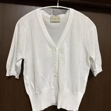 UNITED ARROWS 화이트 가디건 반팔