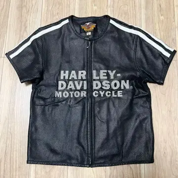 천연 가죽 소가죽 HARLEY DAVIDSON 가죽 자켓 R-7580