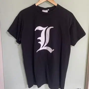 00s DEATHNOTE L 로고 티셔츠 데스노트