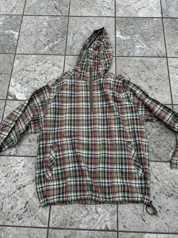 Eddie Bauer 80~90년대 아노락 자켓 체크 무늬