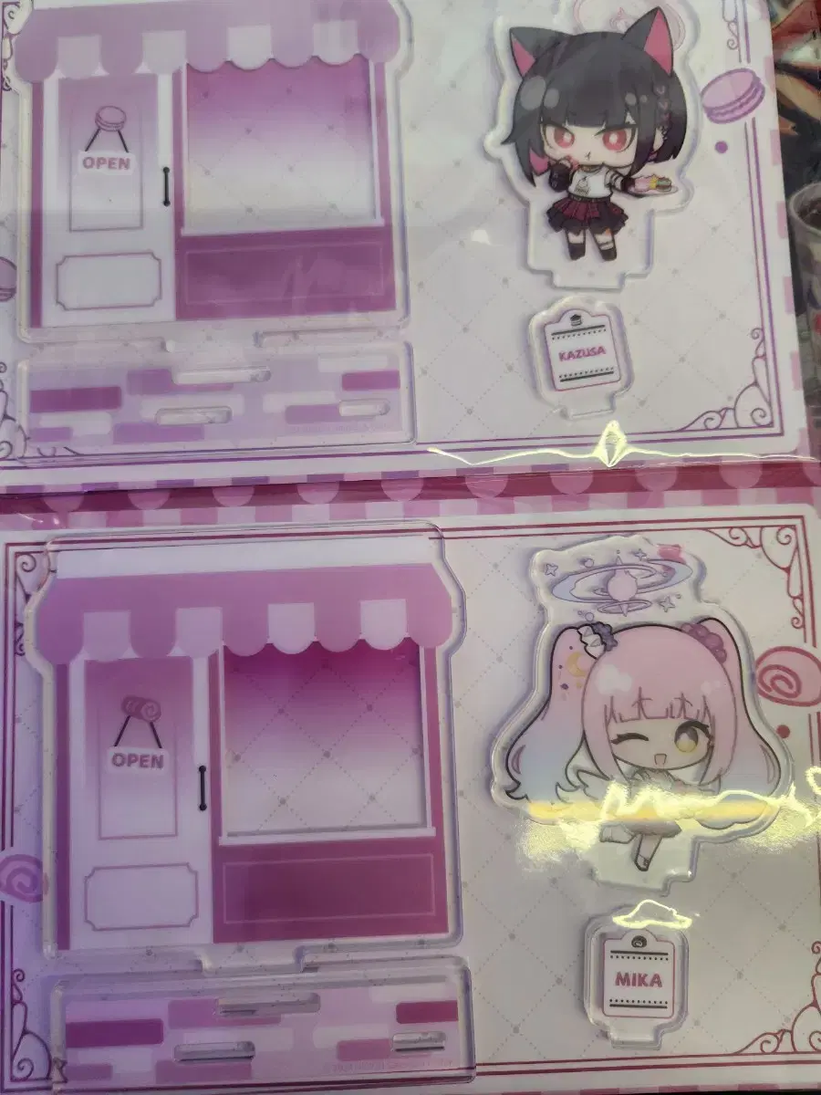 Blue Archive Chinese server collaboration cafe Mika Kazusa SD acrylic stand