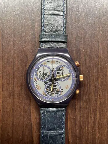 미사용품 Swatch 크로노그래프 앤티크 스와치 빈티지 상품
