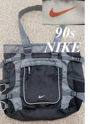 90s NIKE 나이키 토트백 백 블랙/그레이