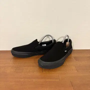 컨디션 최상 반스 슬립온 23.0cm 캔버스 올 블랙