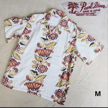 PEAL DIVER 펄 다이버 일본제 알로하 셔츠 M