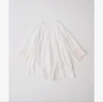 nest Robe 린넨 크로셰 스타일 레이스 튜닉