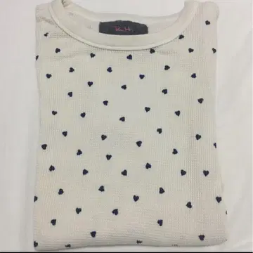 R.H. VINTAGE 론 헤르만 빈티지 써멀 T 긴팔 하트 무늬