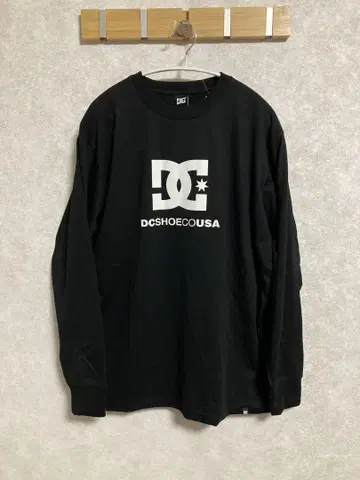 M 롱 T 긴팔 티셔츠 디시 슈즈 DC 슈즈 셔츠 블랙