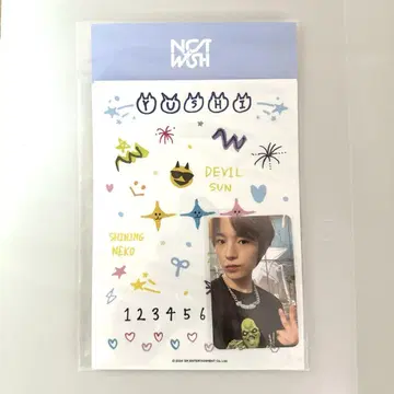 NCT WISH 포토 카드 데코 스티커 유우시