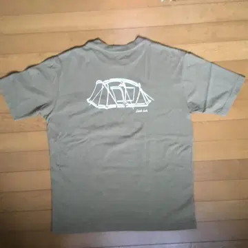 스노우피크 스노우피크 축제 Lock Printed T-Shirt 카키