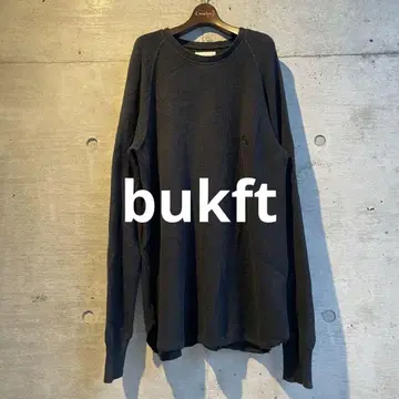 bukft 써멀 와플 래글런 슬리브 롱 컷 티셔츠 맨투맨