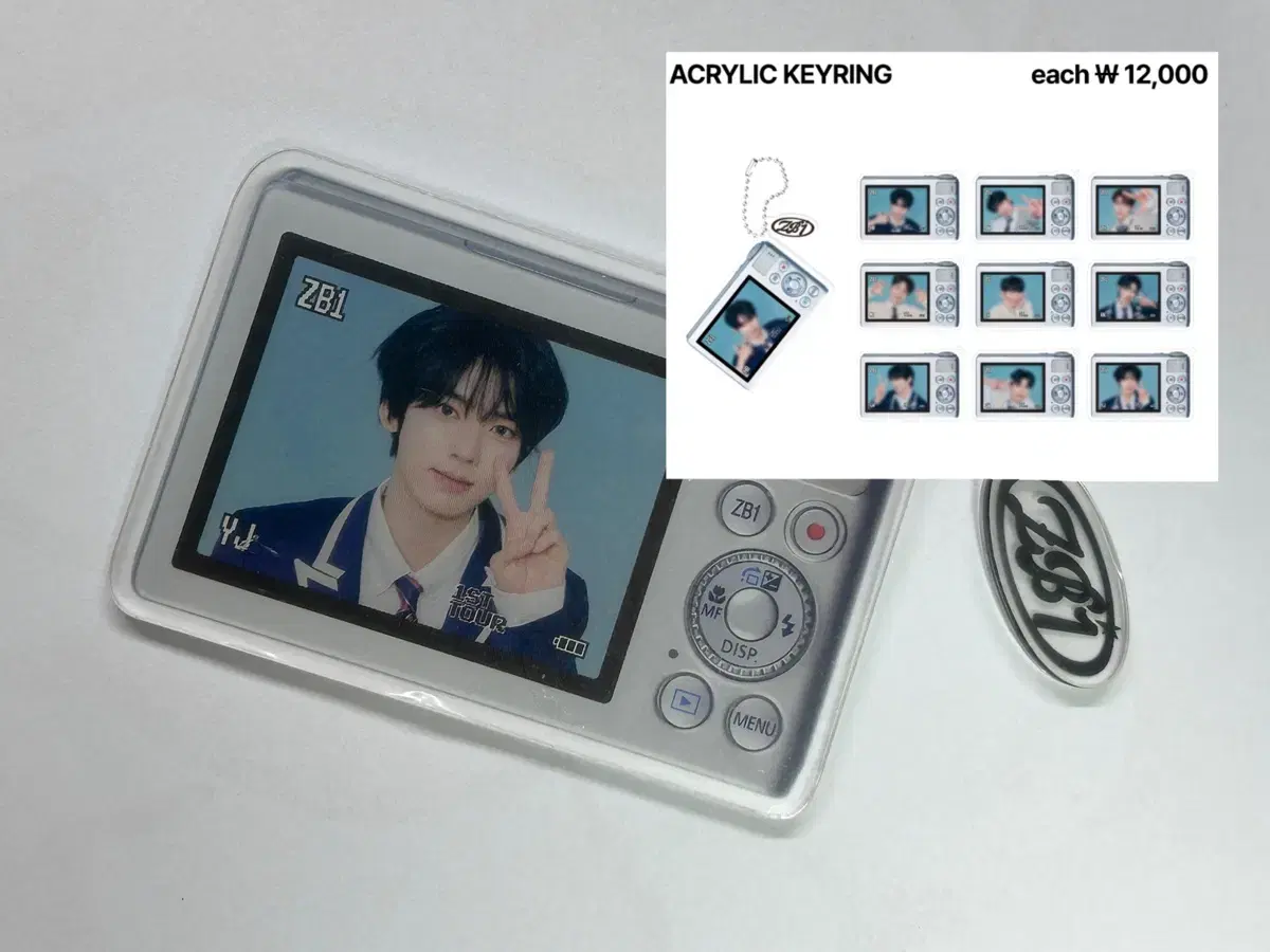 Zerobaseone zb1 han yujin official key ring wts