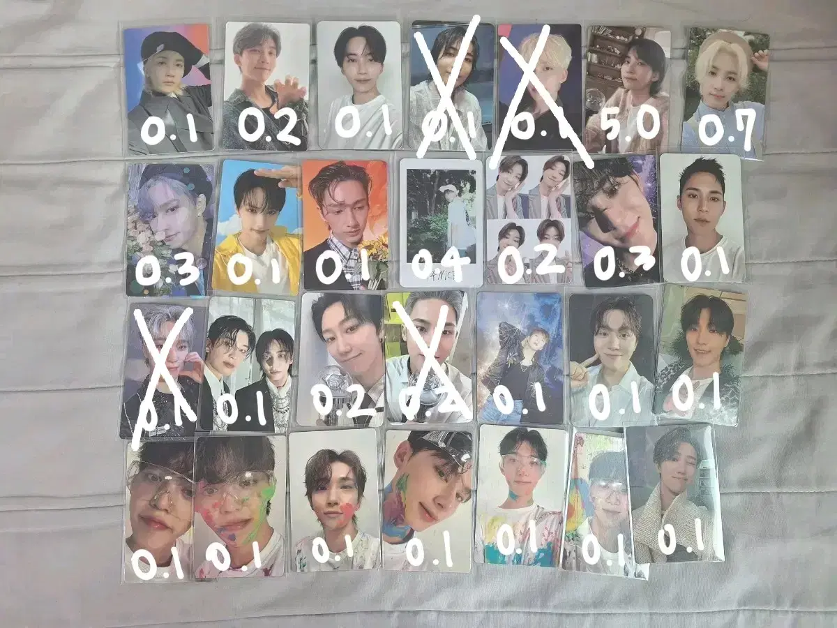 세븐틴 굿즈 일괄 판매
