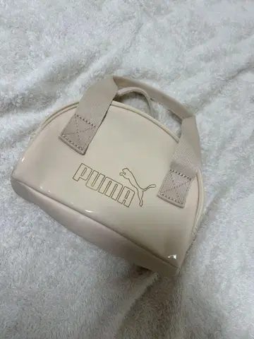 푸마 베이지 숄더백
