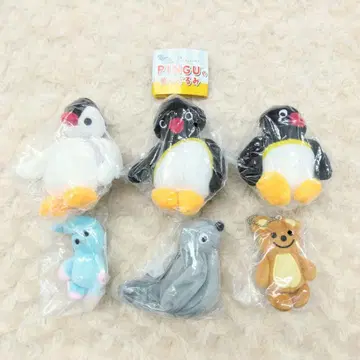 핑구 PINGU 봉제 인형 전 6종 컴플리트 가챠