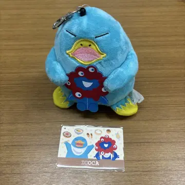 만국 박람회 한정판 이코카 봉제 인형 약 10cm IC 카드 포함