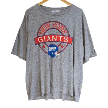 80년대 USA제 빈티지 NY GIANTS 셔츠 XL 그레이 NFL