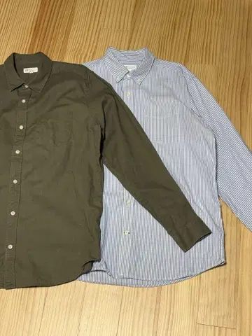 GAP 린넨 셔츠와 버튼 다운 셔츠 세트 L 사이즈