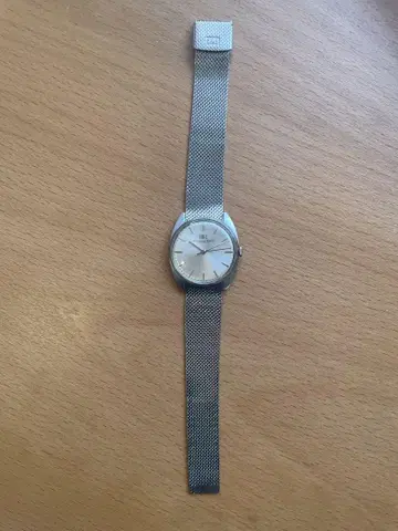 IWC 수동 와인딩 아날로그 시계 실버