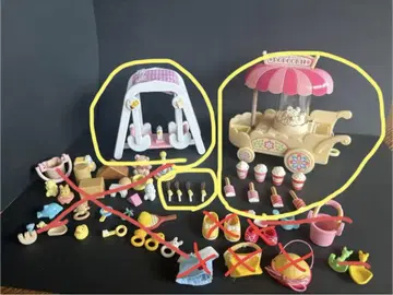 실바니안 패밀리 팝콘 세트와 잡화