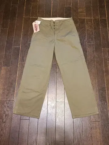 FULLCOUNT 1201-20 SURGE GREEN 치노 팬츠 30
