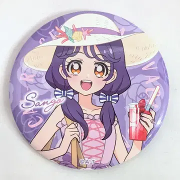 도에이 애니메이션 프리티 스토어 한정판 썸머 베케이션 캔뱃지 산고(업)