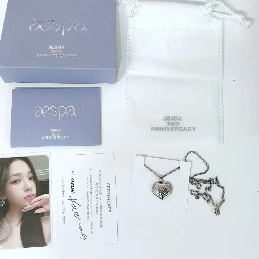 AESPA | 에스파 Aespa rina 2nd Anniversary Goods Necklace