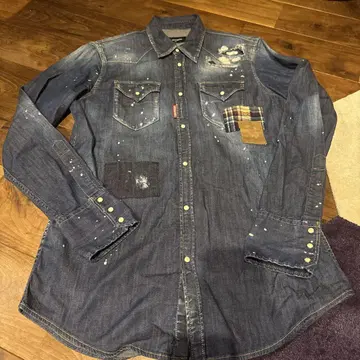 최종 가격 인하! 새상품급! dsquared2 데님 셔츠 46