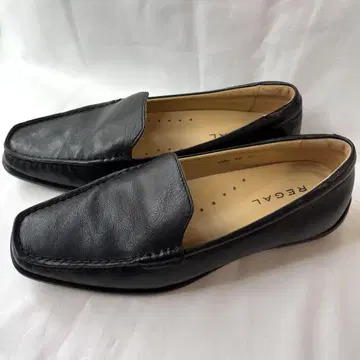 리걸 6280 플랫 슈즈 가죽 로퍼 블랙 검정 22cm