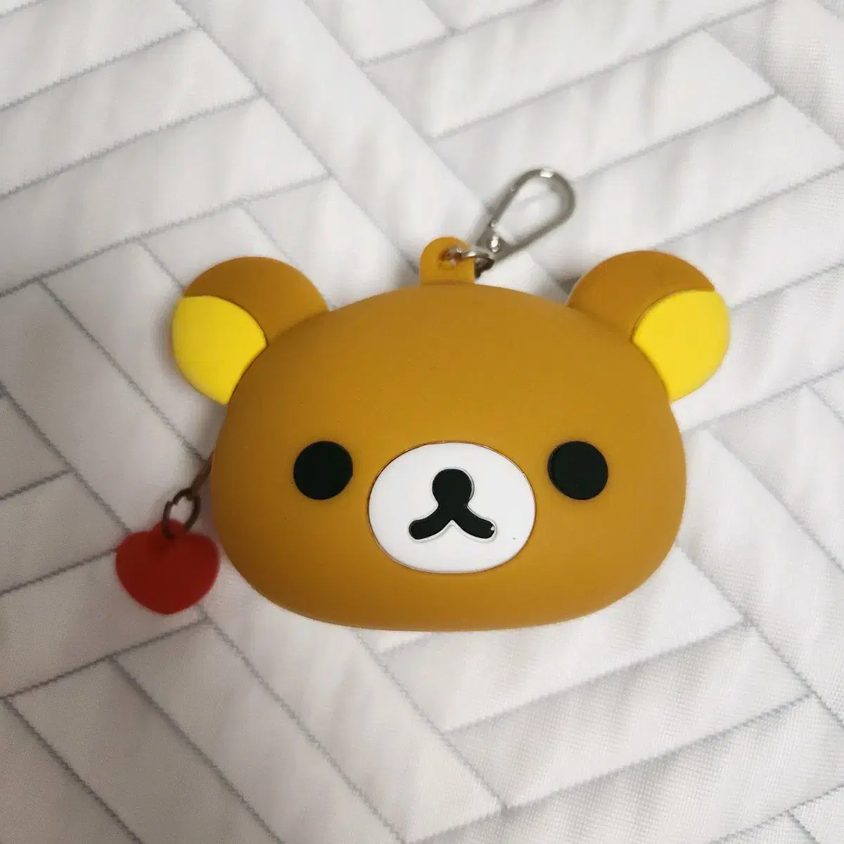 Rilakkuma Silicone Powch Key Ring CU See U Pepero Collaboration