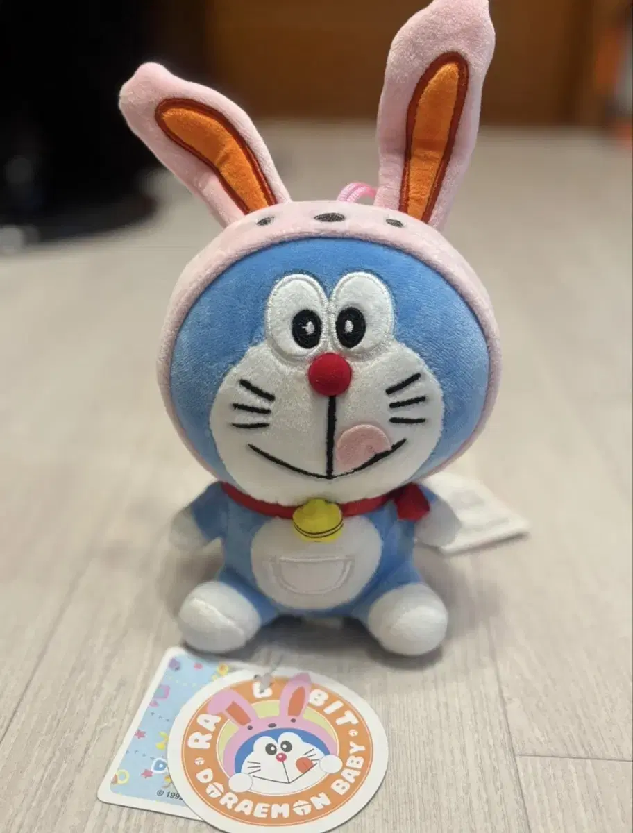 토끼 도라에몽 인형 키링 약20cm