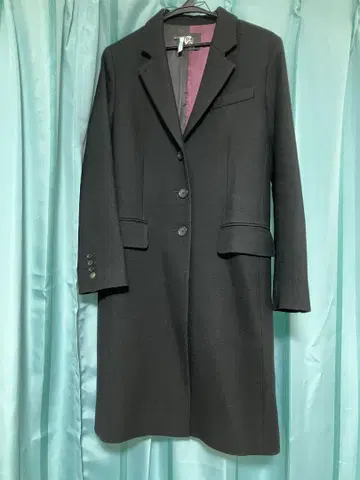 폴 스미스 여성용 체스터 코트 38 사이즈 블랙