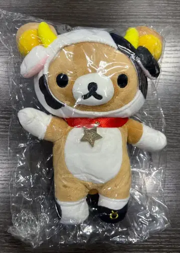 미개봉 새상품 리락쿠마 봉제 인형 별자리 황소자리 택 포함 한정판