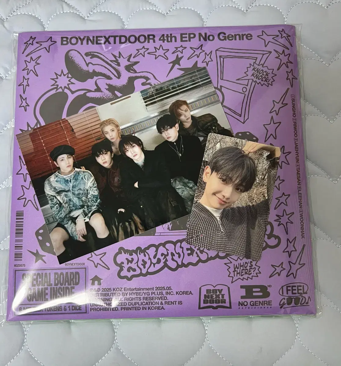 Boynextdoor No Genre Board Game Woonhak Version WTS