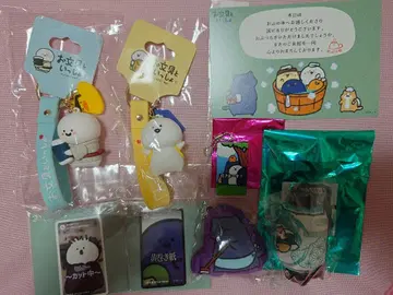 문구와 함께 오세요, 오부노유에 키링 등 7종 + 엽서 세트