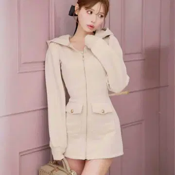 Rady 지퍼 업 후디 원피스