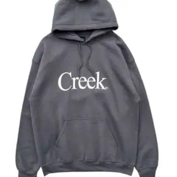 Creek 그레이 후드티 M 사이즈 미사용