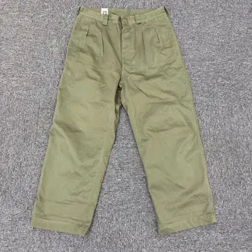 m52 치노 프렌치 밀리터리 올리브 그린 치노 팬츠 사이즈 25