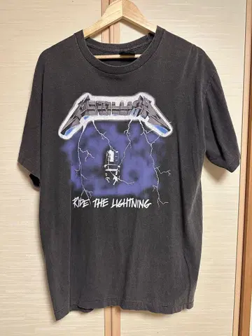 METALLICA 티셔츠 Ride The Lightning XL 사이즈