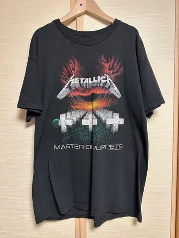 METALLICA 티셔츠 Master of Puppets XL 사이즈
