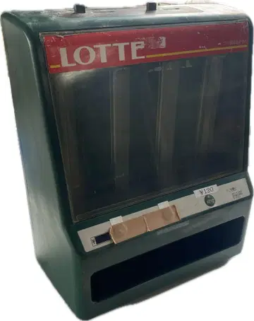 레트로 상품 탁상 자동판매기 OMV-L3 LOTTE 롯데껌 레어 상품