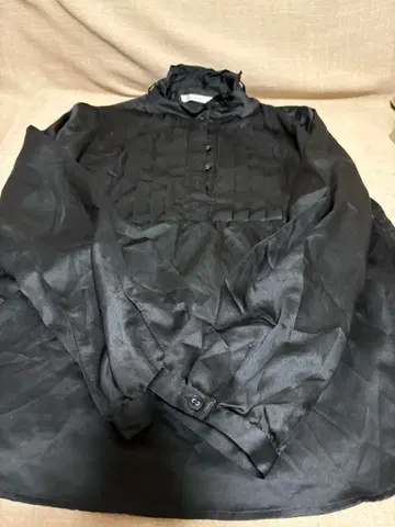 즉시 구매 OK 구제 의류 새틴 긴팔 블라우스 지뢰계 고스로리계