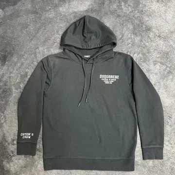DSQUARED2 디스퀘어드 풀오버 후드티 블랙
