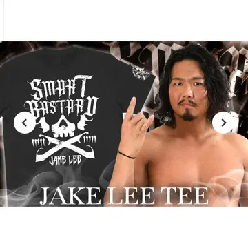 신일본 프로레슬링 JAKE LEE 티셔츠 XL 블랙 발렛 클럽