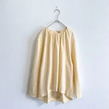 TOTEME 자카드 개더 블라우스 풀오버 토템