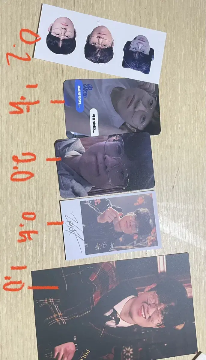 티원 제우스 한화생명 제우스 포토카드 및 스티커