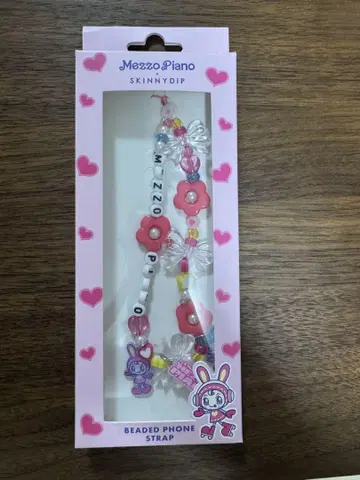 스키니 딥 런던 나루미야 메조 피아노 비즈 폰 액세서리