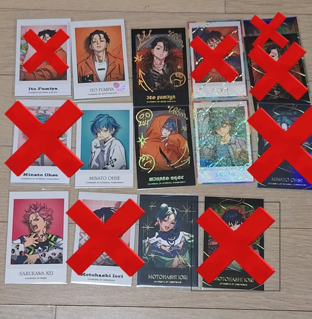 Charisma Fumiya Osse Iori Sarukawa Cheki