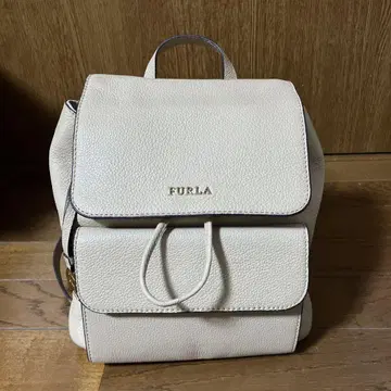 FURLA noemi 럭색 미니 백팩 플랩 백 베이지